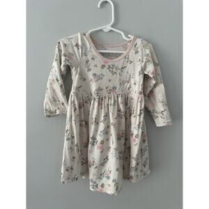 BESTAROO White Floral Bamboo Night gown pajamas Girls 2T